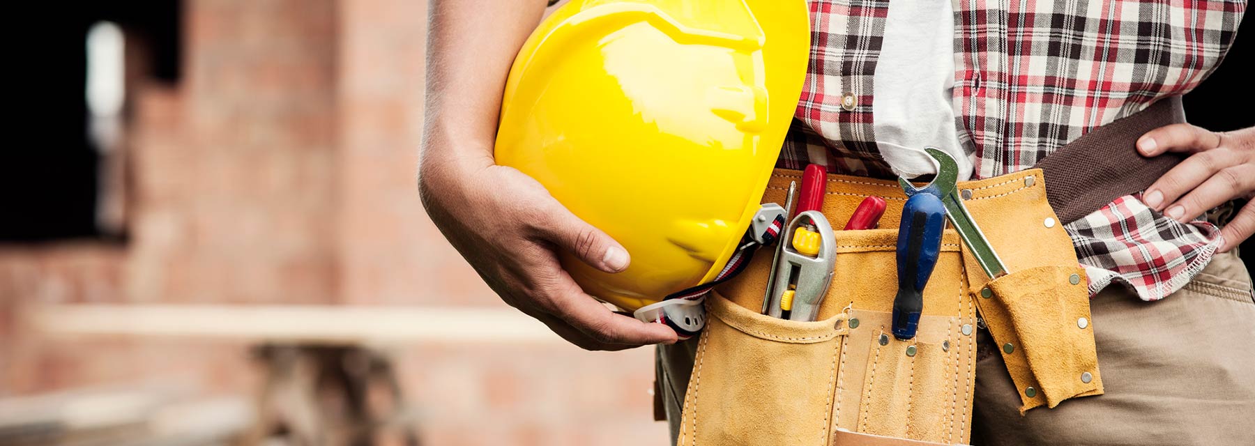 medical professional smiling with family in background