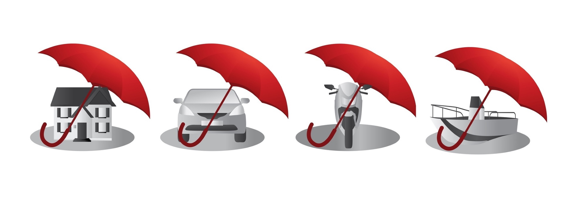 family of four laying on grass